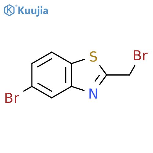 5-bromo-2-(bromomethyl)-1,3-benzothiazole structure