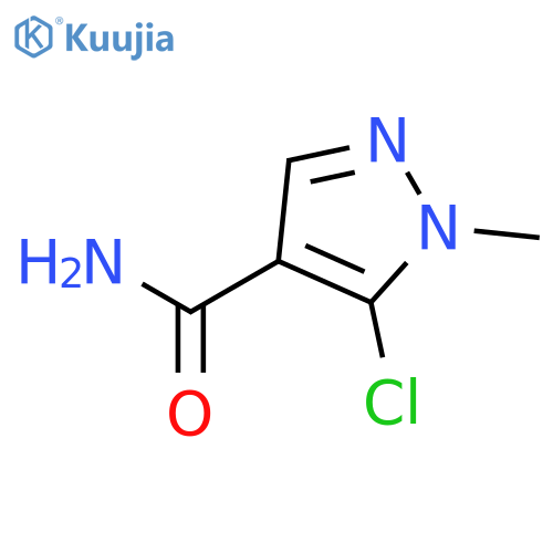 1H-Pyrazole-4-carboxamide, 5-chloro-1-methyl- structure