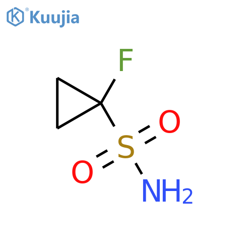 1-Fluorocyclopropane-1-sulfonamide structure