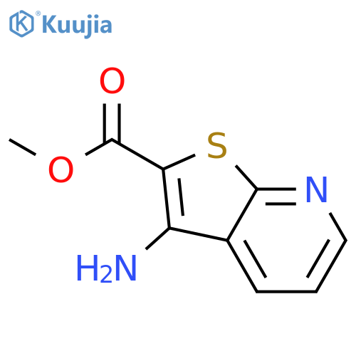 Methyl 3-aminothieno[2,3-b]pyridine-2-carboxylate structure