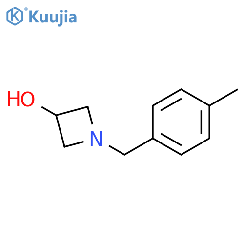 1-[(4-methylphenyl)methyl]azetidin-3-ol structure
