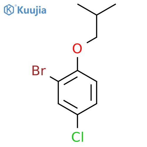 2-Bromo-4-chloro-1-isobutoxybenzene structure