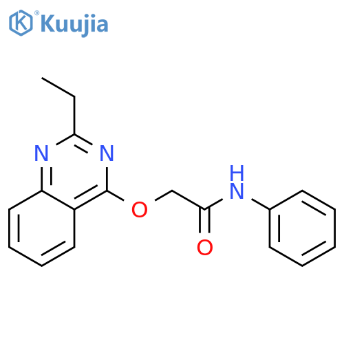 2-[(2-ethylquinazolin-4-yl)oxy]-N-phenylacetamide structure