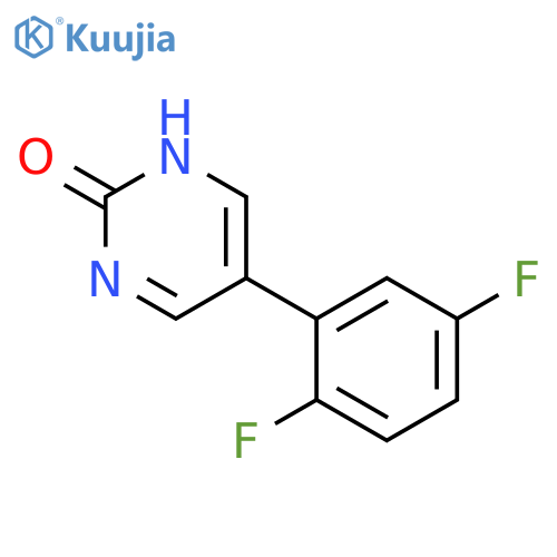5-(2,5-difluorophenyl)-1H-pyrimidin-2-one structure