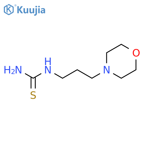 [3-(morpholin-4-yl)propyl]thiourea structure