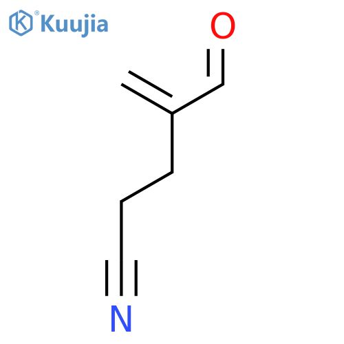 4-formylpent-4-enenitrile structure