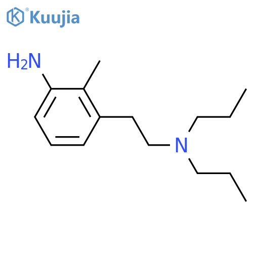 3-\u200bAmino-\u200b2-\u200bmethyl-\u200bN,\u200bN-\u200bdipropylbenzeneethanamine structure