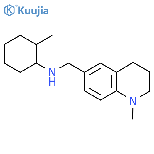 N-(2-Methylcyclohexyl)-N-(1-methyl-1,2,3,4-tetrahydroquinolin-6-yl)methylamine structure