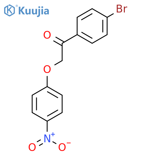 1-(4-Bromophenyl)-2-(4-nitrophenoxy)ethanone structure