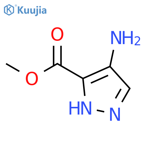 Methyl 4-amino-1H-pyrazole-5-carboxylate structure