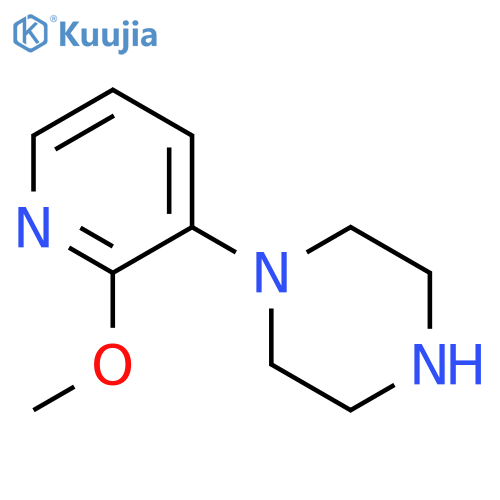 1-(2-methoxypyridin-3-yl)piperazine structure