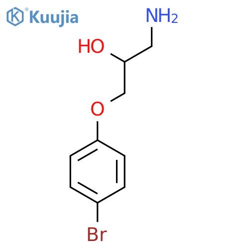 1-Amino-3-(4-bromo-phenoxy)-propan-2-ol structure