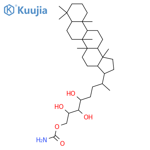 32,33,34,35-Bacteriohopanetetrol; (17β,21βH,32R,33R,34S)-form, 35-Carbamoyl structure