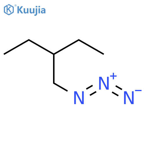 3-(Azidomethyl)pentane structure