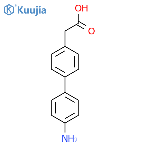 (4'-Amino-biphenyl-4-yl)-acetic acid structure