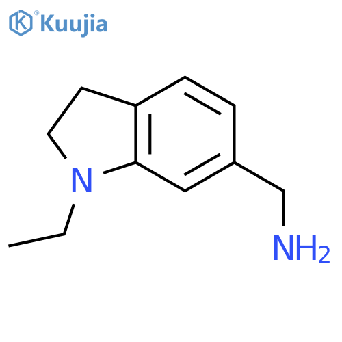 (1-Ethylindolin-6-yl)methanamine structure