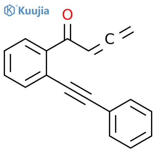 1-[2-(2-Phenylethynyl)phenyl]-2,3-butadien-1-one structure