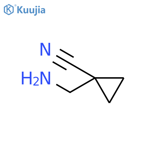 1-(aminomethyl)cyclopropanecarbonitrile structure
