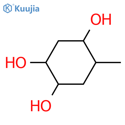 5-Methyl-1,2,4-cyclohexanetriol; (1S,2S,4R,5S)-form structure