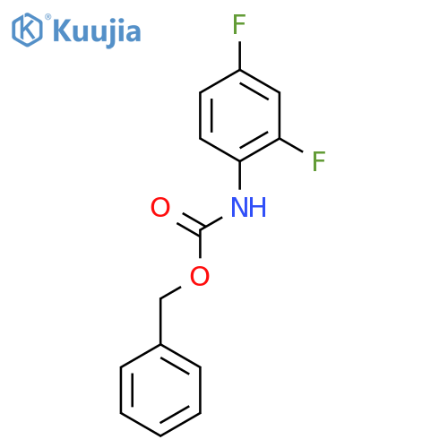 Benzyl (2,4-difluorophenyl)carbamate structure