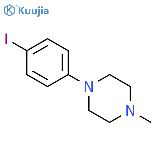 1-(4-Iodophenyl)-4-methylpiperazine structure