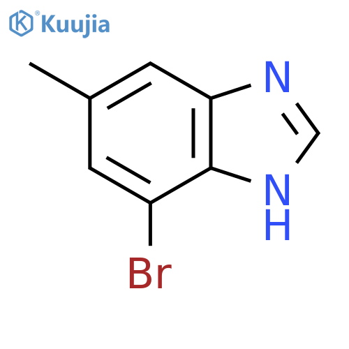 4-Bromo-6-methyl-3H-1,3-benzodiazole structure