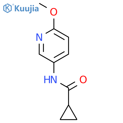 Cyclopropanecarboxamide,N-(6-methoxy-3-pyridinyl)- structure