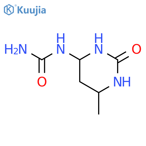 (6-Methyl-2-oxo-hexahydro-pyrimidin-4-yl)-urea structure