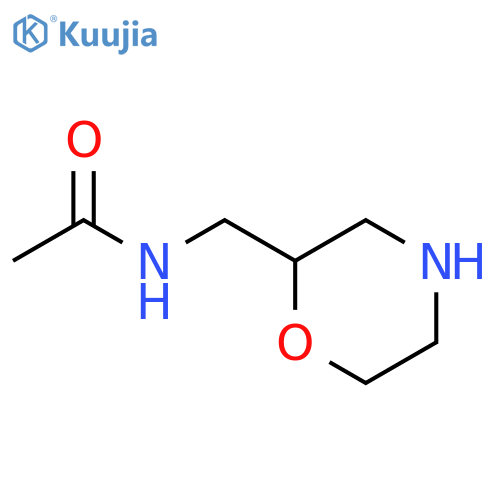 N-[(morpholin-2-yl)methyl]acetamide structure