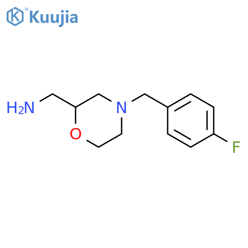 2-Aminomethyl-4-(4-fluorobenzyl)morpholine structure