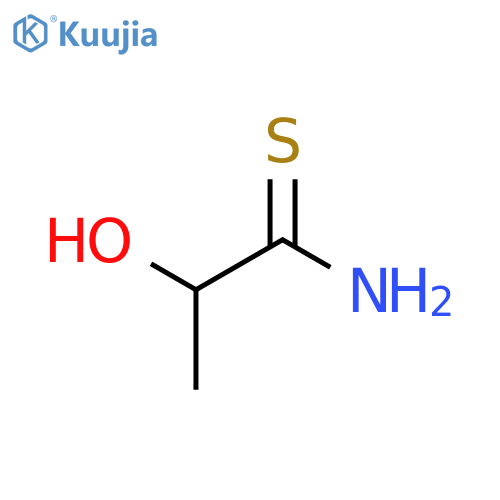 2-Hydroxypropanethioamide structure