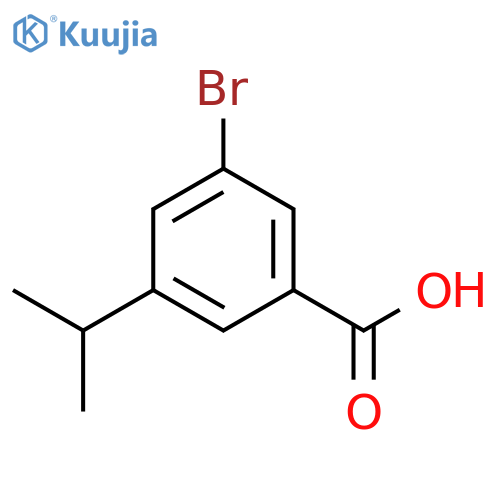 3-bromo-5-(propan-2-yl)benzoic acid structure