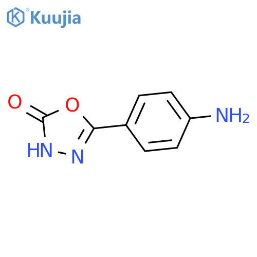 5-(4-Aminophenyl)-1,3,4-oxadiazol-2-ol structure