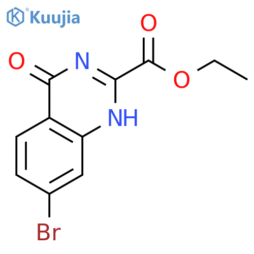 Ethyl 7-bromo-4-oxo-3,4-dihydroquinazoline-2-carboxylate structure