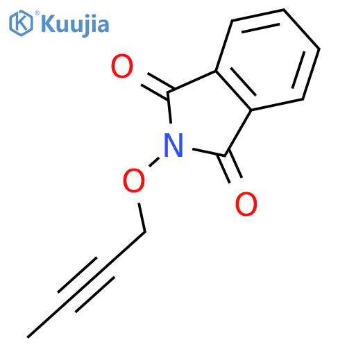 2-but-2-ynoxyisoindole-1,3-dione structure