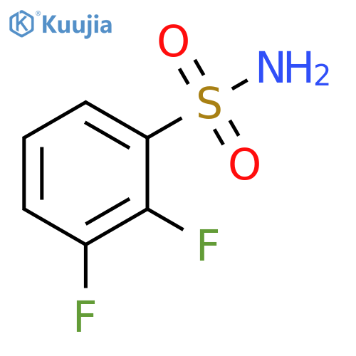 2,3-difluorobenzene-1-sulfonamide structure