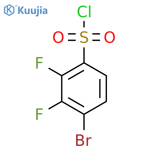4-Bromo-2,3-difluorobenzenesulfonyl chloride structure