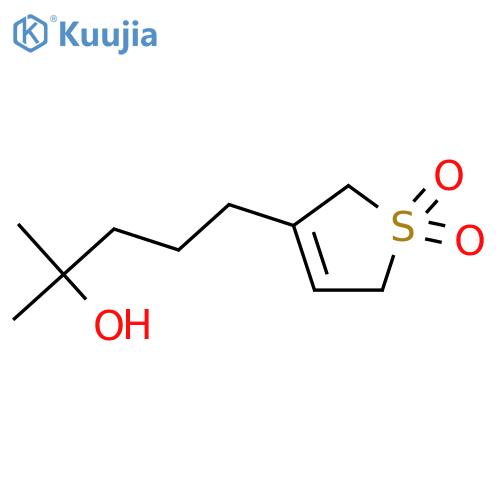3-Thiophenebutanol,2,5-dihydro-a,a-dimethyl-, 1,1-dioxide structure