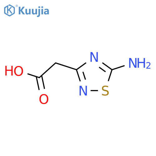 (5-Amino-[1,2,4]thiadiazol-3-yl)-acetic acid structure