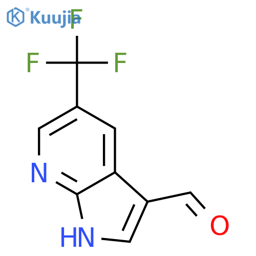 5-(Trifluoromethyl)-1H-pyrrolo[2,3-b]pyridine-3-carbaldehyde structure