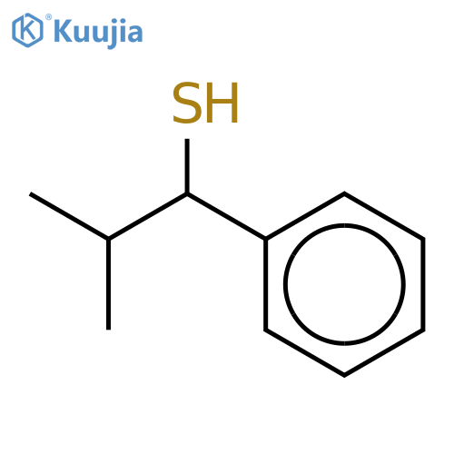 2-methyl-1-phenylpropane-1-thiol structure