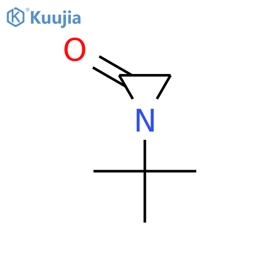 1-tert-butylaziridin-2-one structure