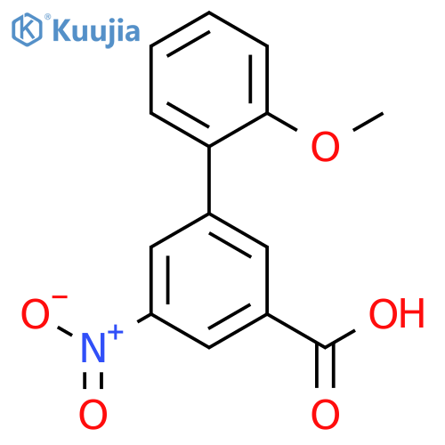 3-(2-methoxyphenyl)-5-nitrobenzoic acid structure