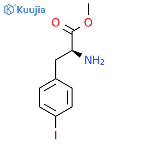 Methyl (2S)-2-Amino-3-(4-iodophenyl)propanoate structure