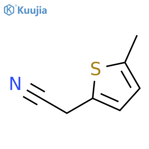 2-(5-Methylthiophen-2-yl)acetonitrile structure
