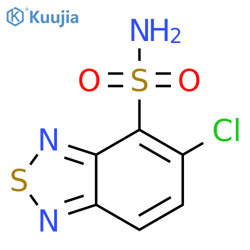 5-chloro-2,1,3-benzothiadiazole-4-sulfonamide structure