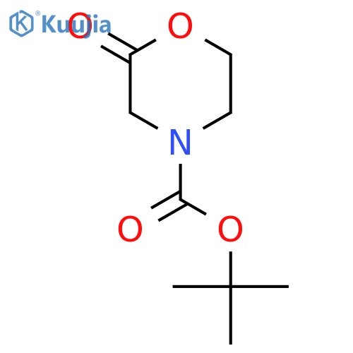 tert-butyl 2-oxomorpholine-4-carboxylate structure