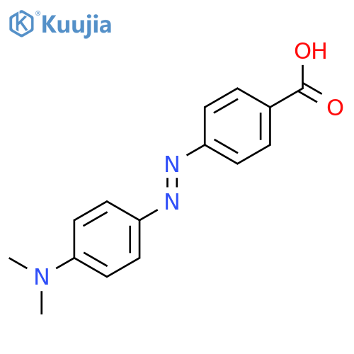 Benzoic acid, 4-[(1E)-2-[4-(dimethylamino)phenyl]diazenyl]- structure