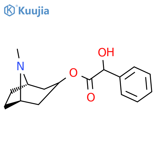 Benzeneacetic acid, a-hydroxy-,8-methyl-8-azabicyclo[3.2.1]oct-3-yl ester structure