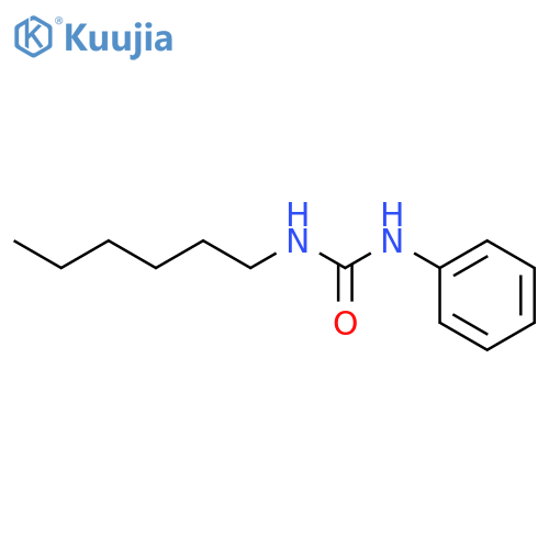 Urea, N-hexyl-N'-phenyl- structure